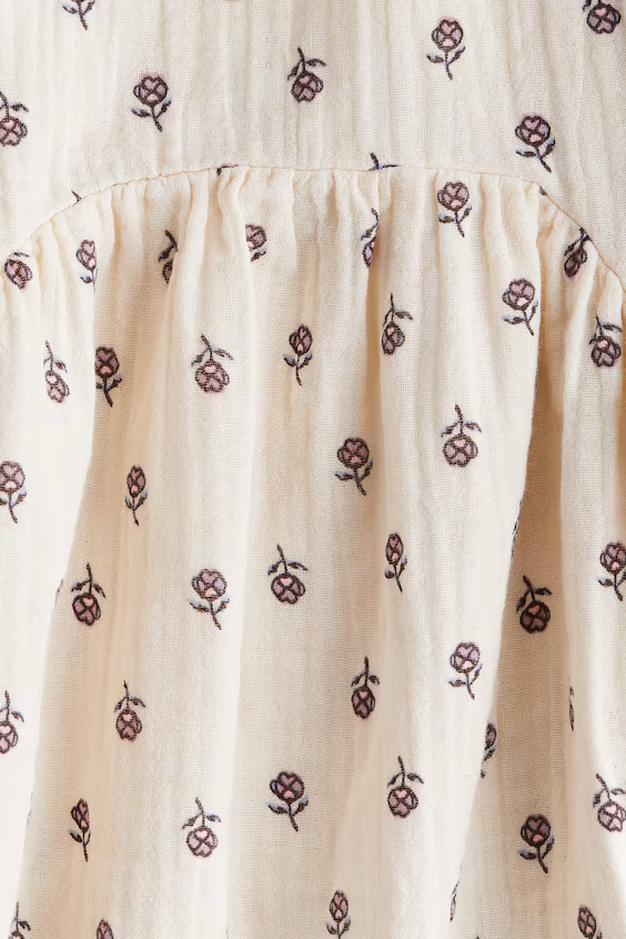 Платье из хлопковой ткани