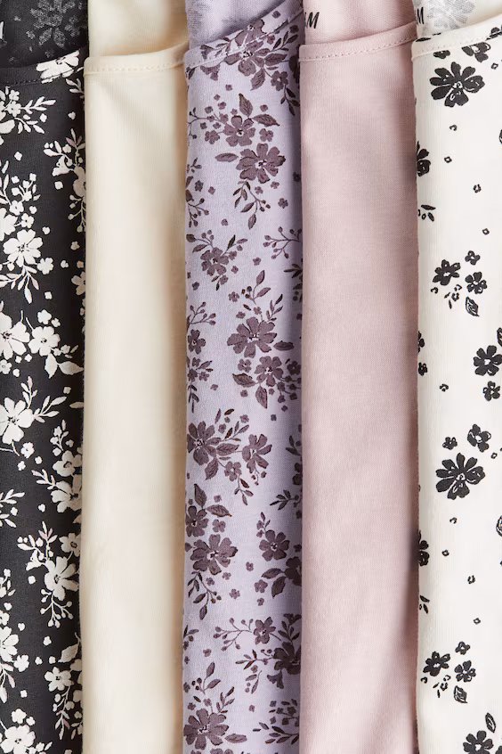 Набор из 5 свитшотов с длинными рукавами из хлопка