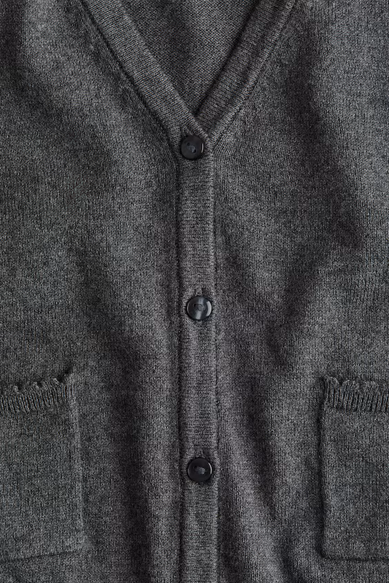 Школьный кардиган из хлопковой ткани