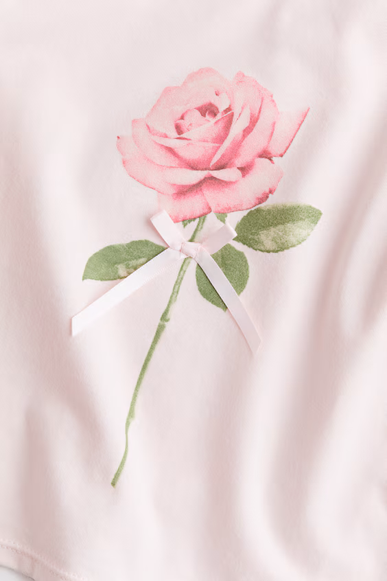 Свитшот из хлопка с узором