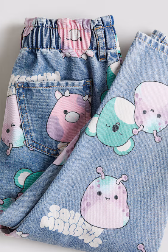 Джинсы relaxed fit paper bag