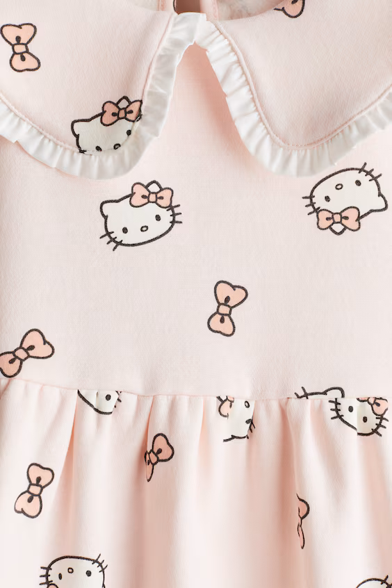 Платье-свитшот с принтом