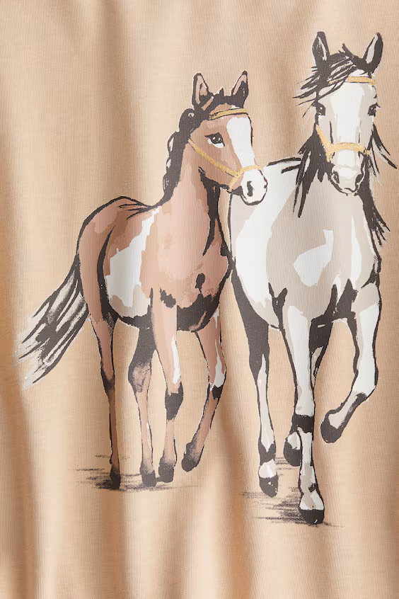 Свитер из хлопка с принтом