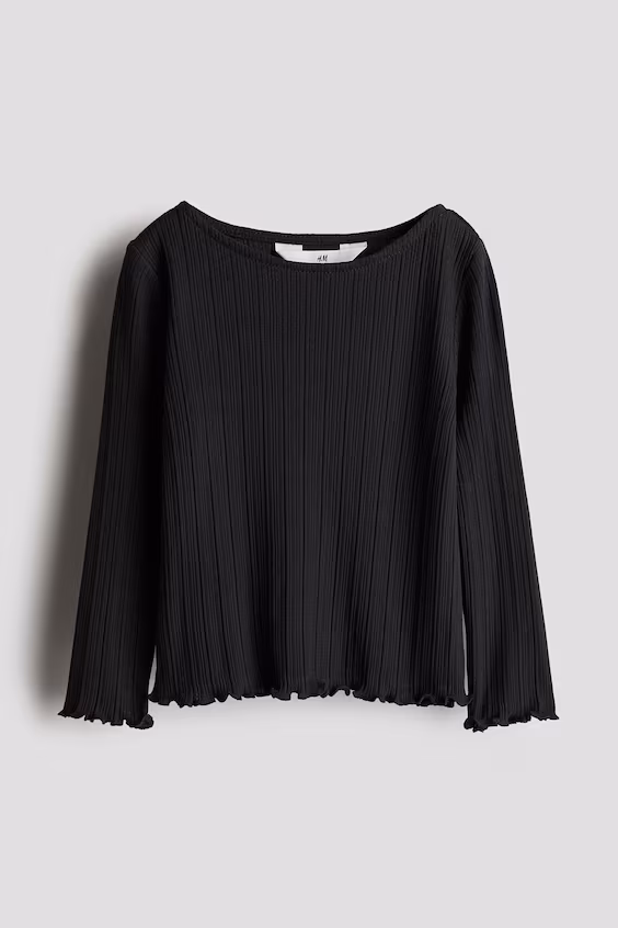 Водолазка в рубчик с оверлоком