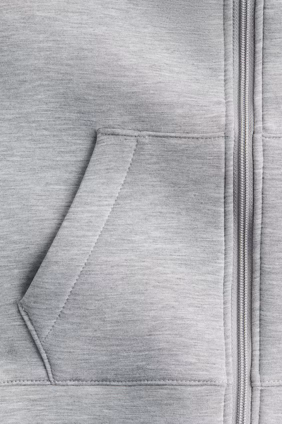 Пальто из неопрена с капюшоном и молнией