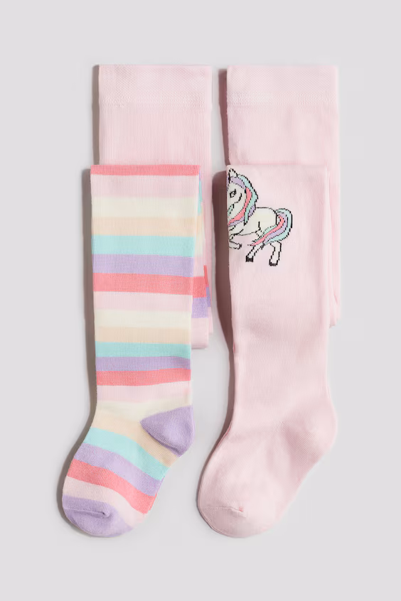 Колготки из тонкого трикотажа, упаковка 2 шт.