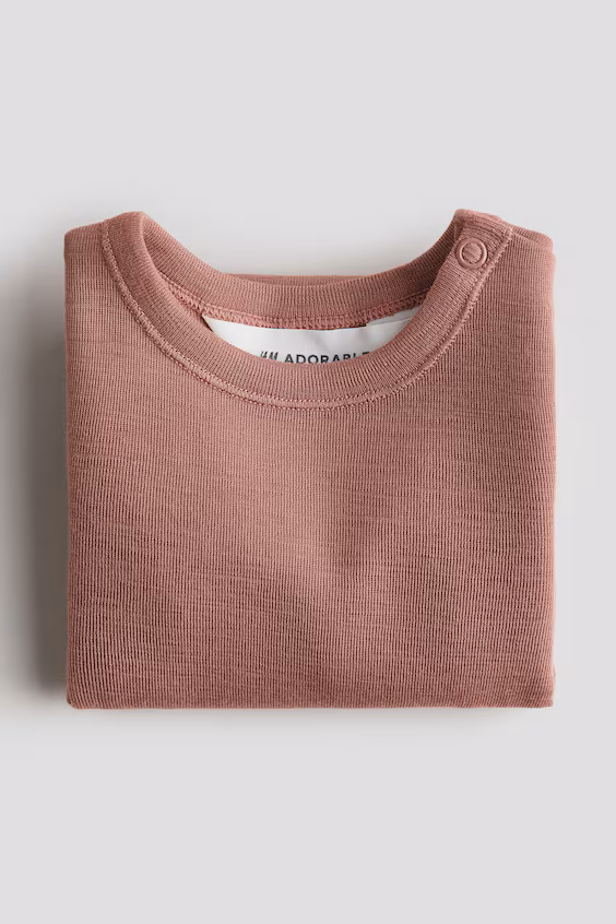 Боди из шерстяного джерси