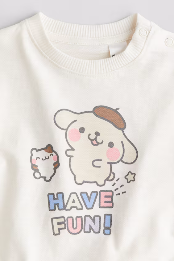 Джерси свитшот с принтом