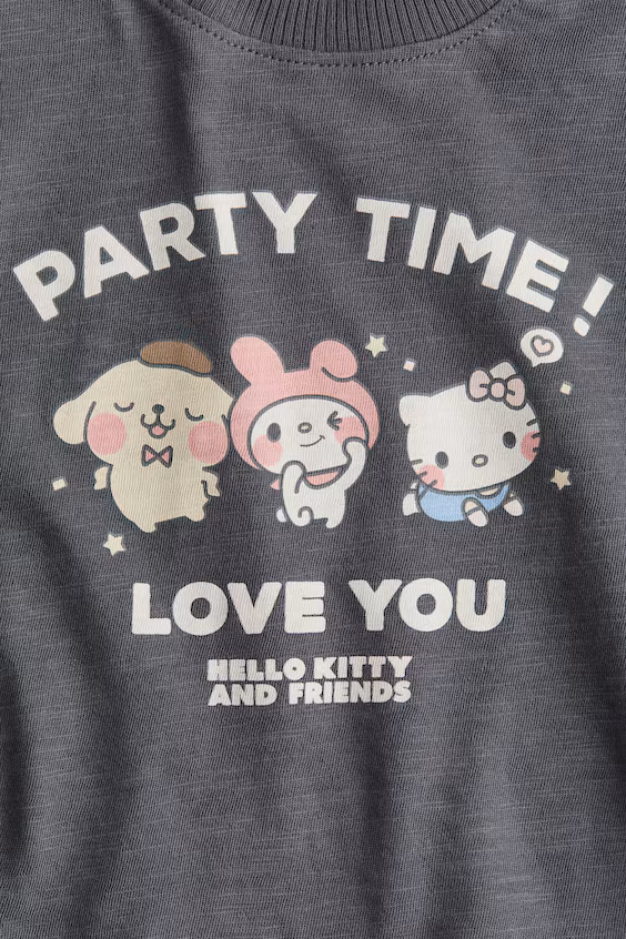 Джемпер из хлопка с принтом