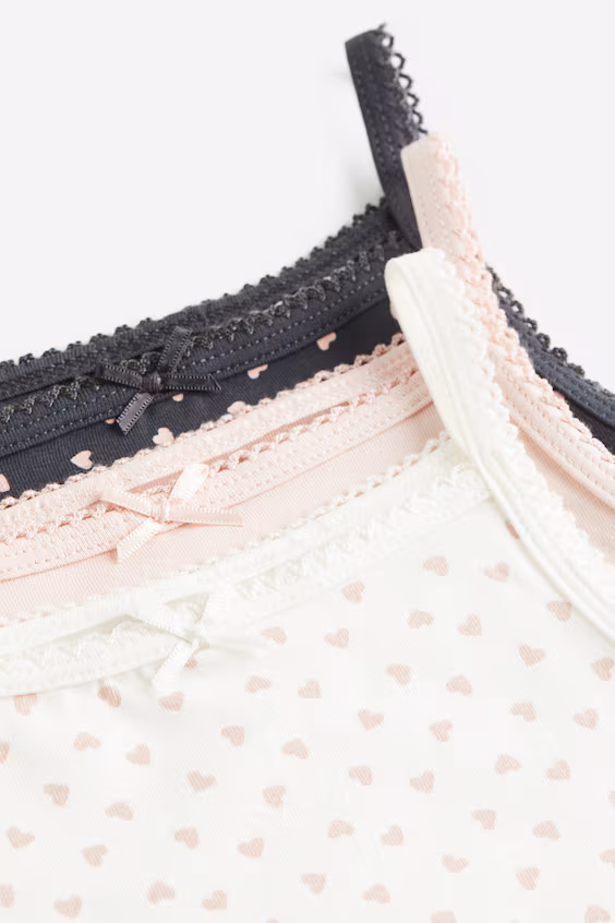 Топы из джерси, упаковка из 3 штук