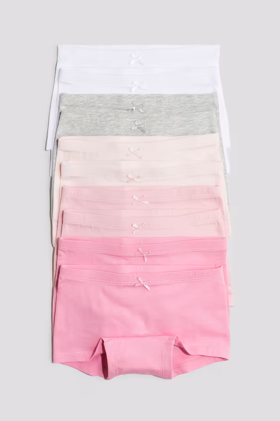 Трусы из хлопка, упаковка из 10 штук