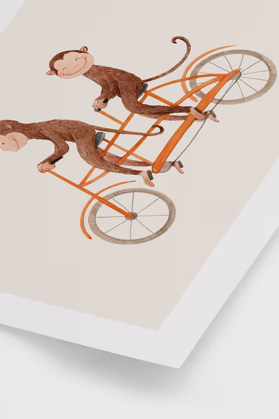 Постер monkey ride