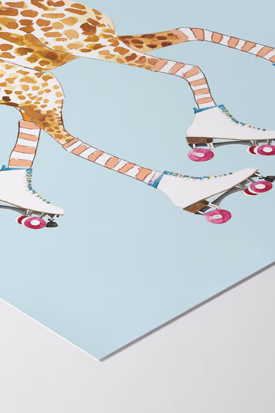 Постер wild apple - поездка радостного жирафа vi