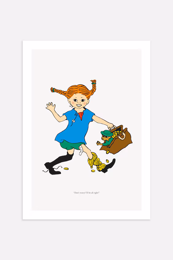 Постер pippi is all right