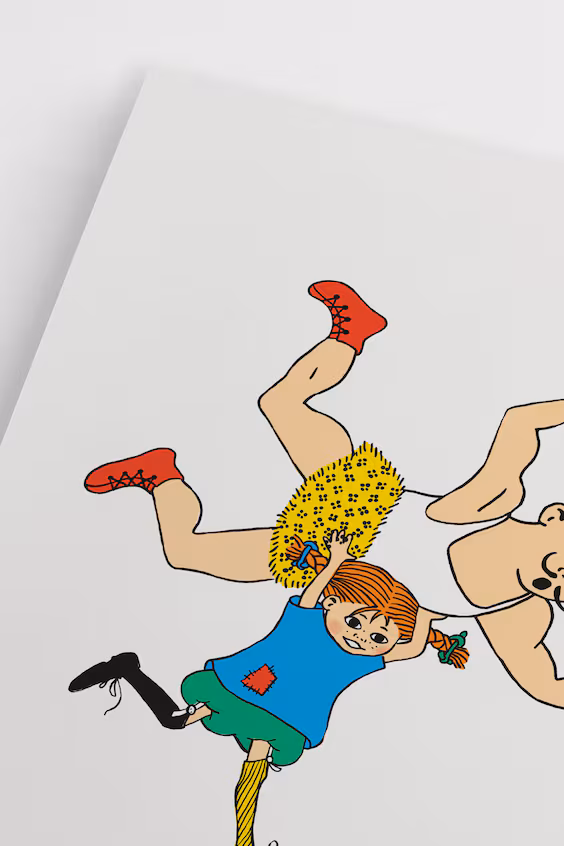 Постер pippi wrestling