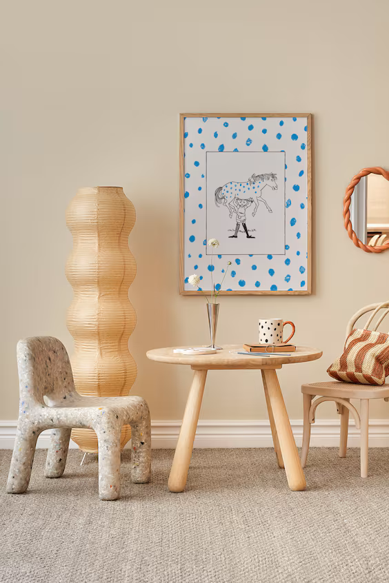 Постер píppi blue dots