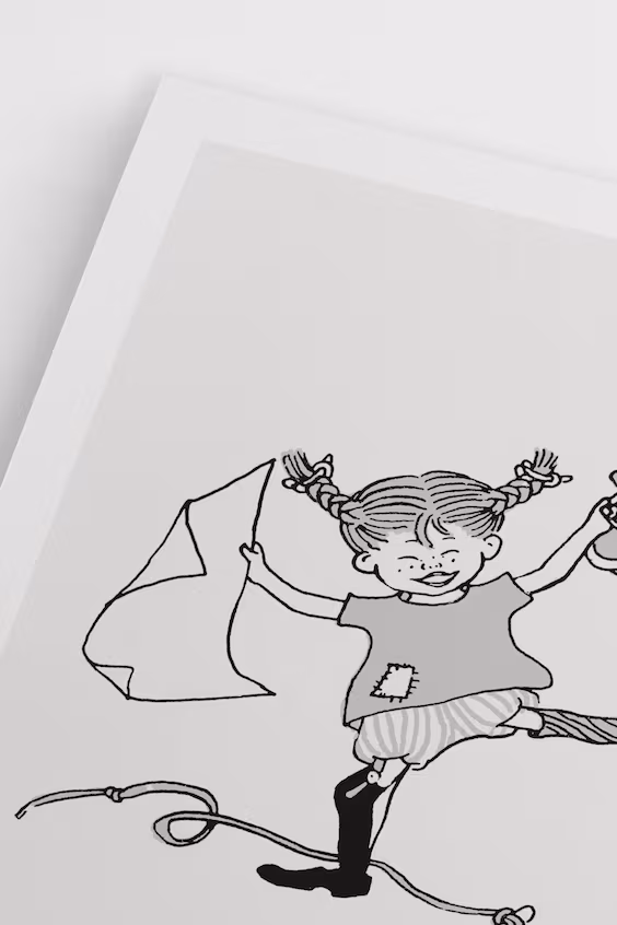 Плакат пеппи счастлива