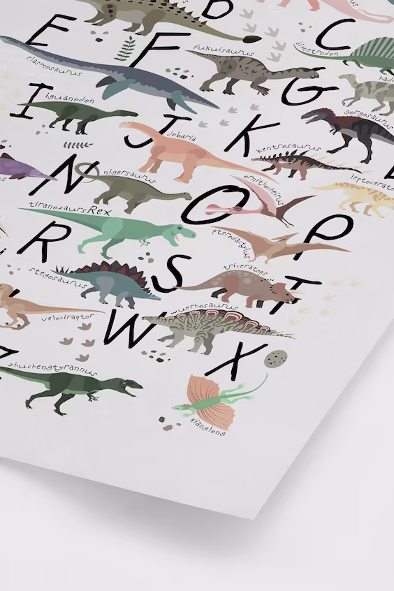 Постер dino abc