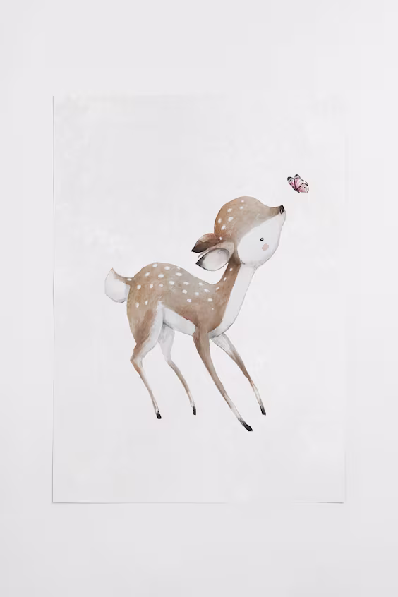 Плакат олень