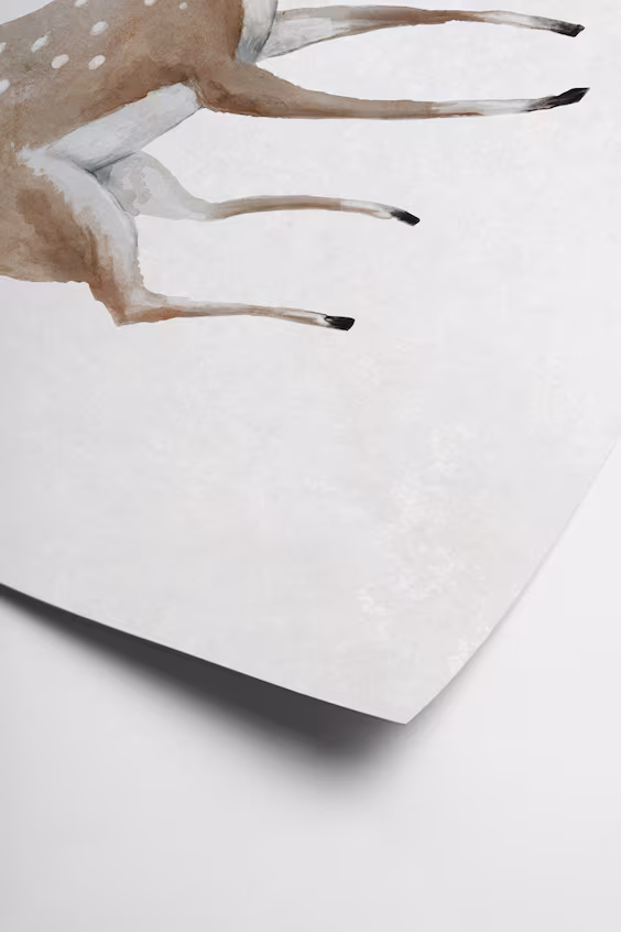 Плакат олень