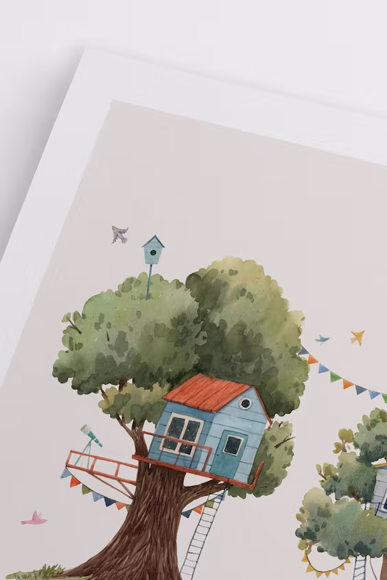 Постер tree house neighbours