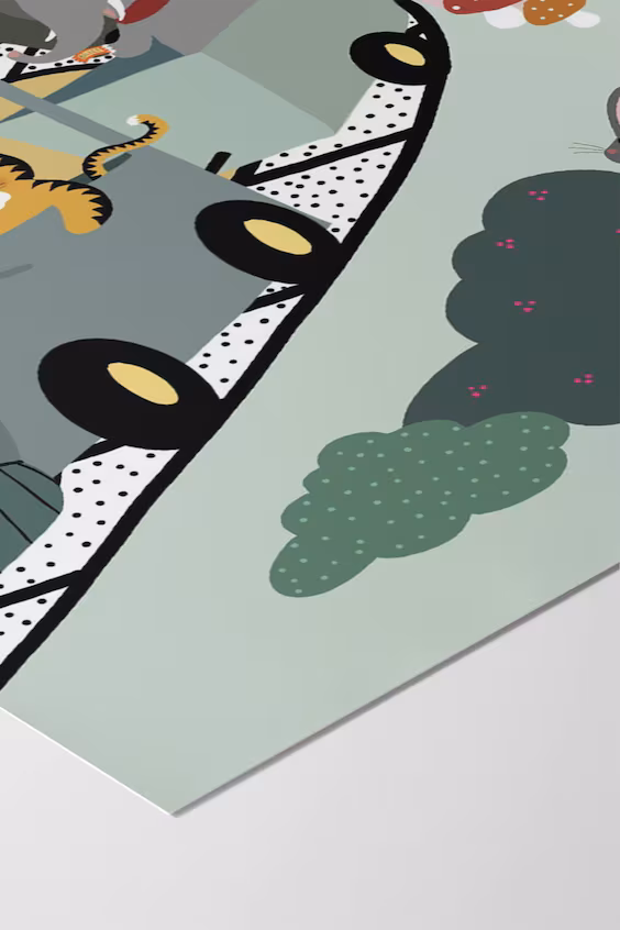 Willero illustrations - поезд приключений