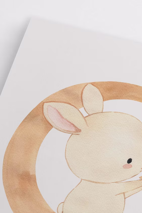 Постер bedtime bunny