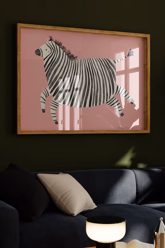 Плакат wild apple - зебра