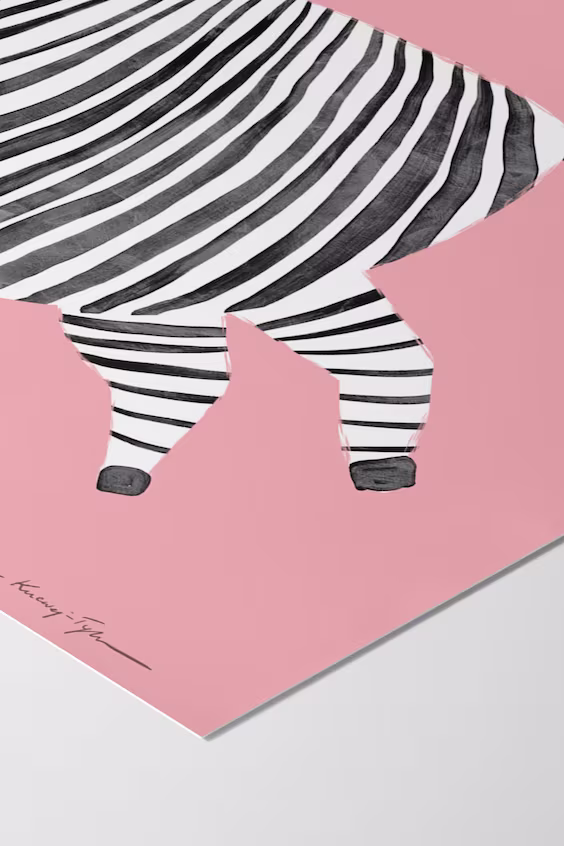 Плакат wild apple - зебра