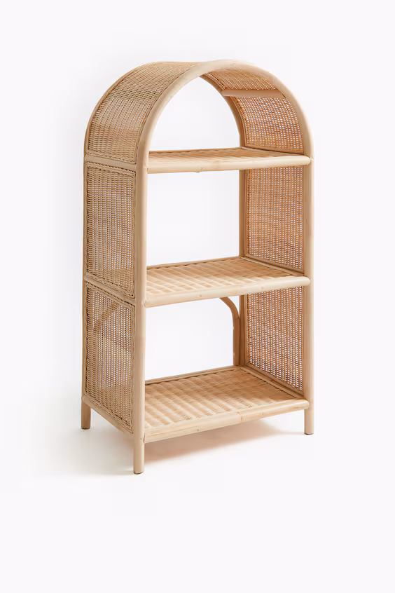 Плетеная стеллаж