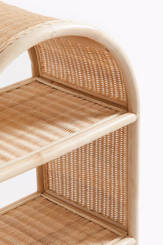 Плетеная стеллаж