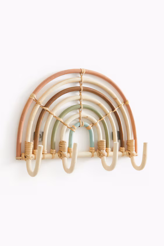 Вешалка для стены радуга