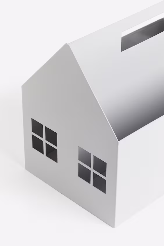 Корзина для книг в форме домика