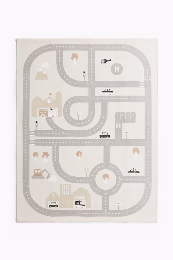 Коврик для игр с дорогами