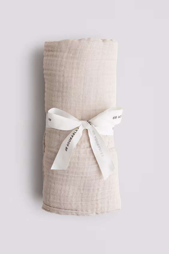 Пододеяльник для детской кроватки из муслина