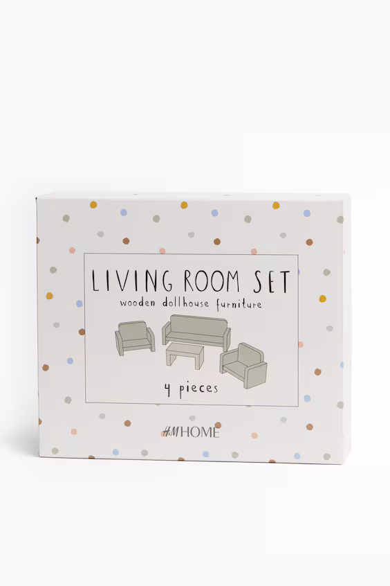 Conjunto деревянный для кукольного дома