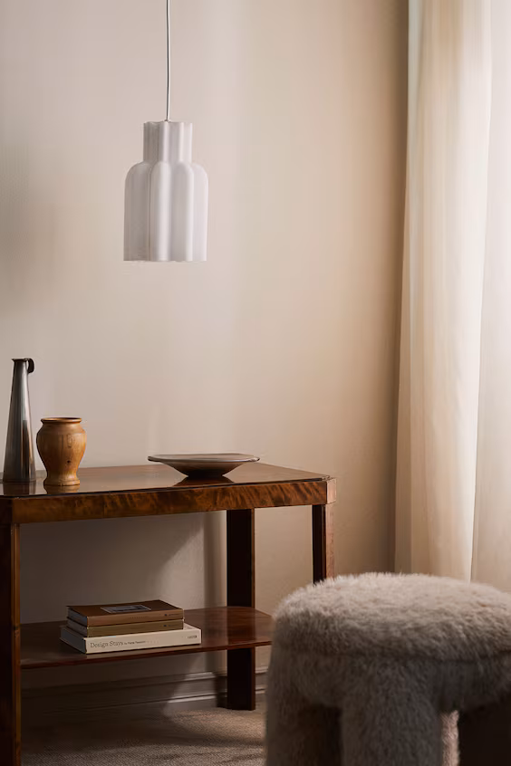 Подвесной светильник из стекла