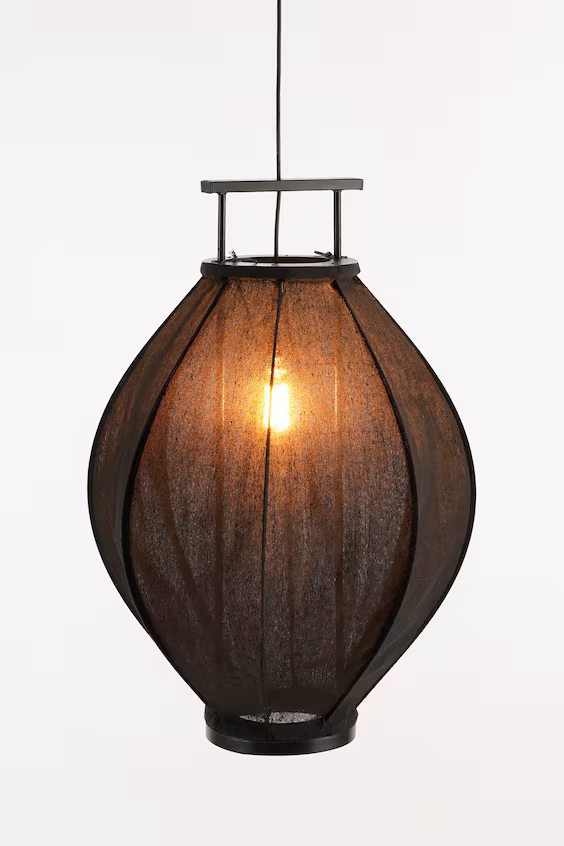 Люстра из льна