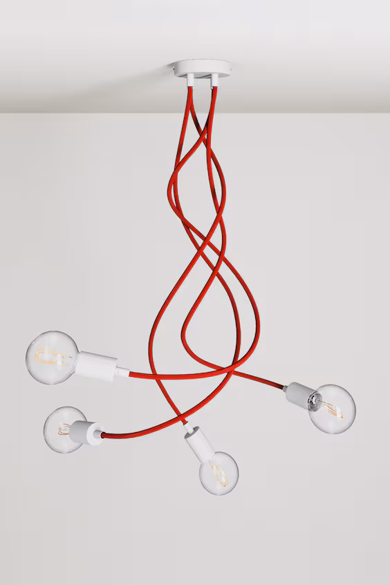 Потолочный светильник flex с 4 лампами