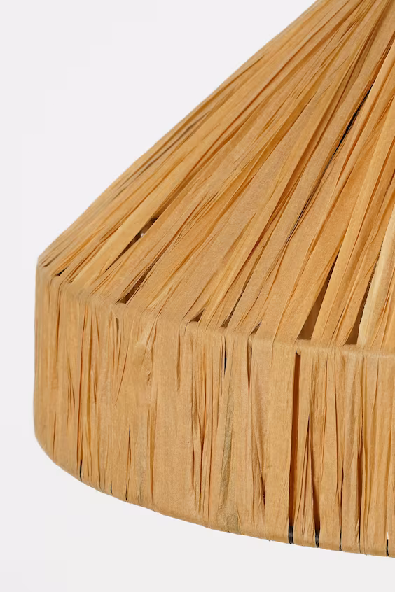 Подвесной светильник из райки