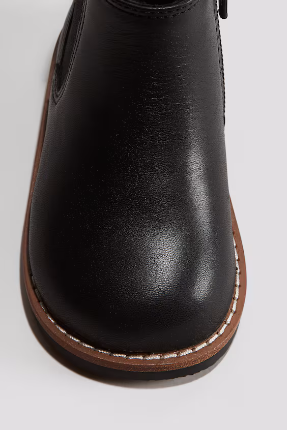 Ботинки челси из кожи