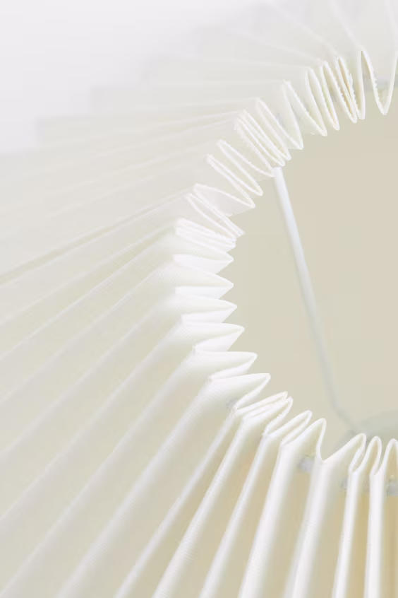 Абажур в складку