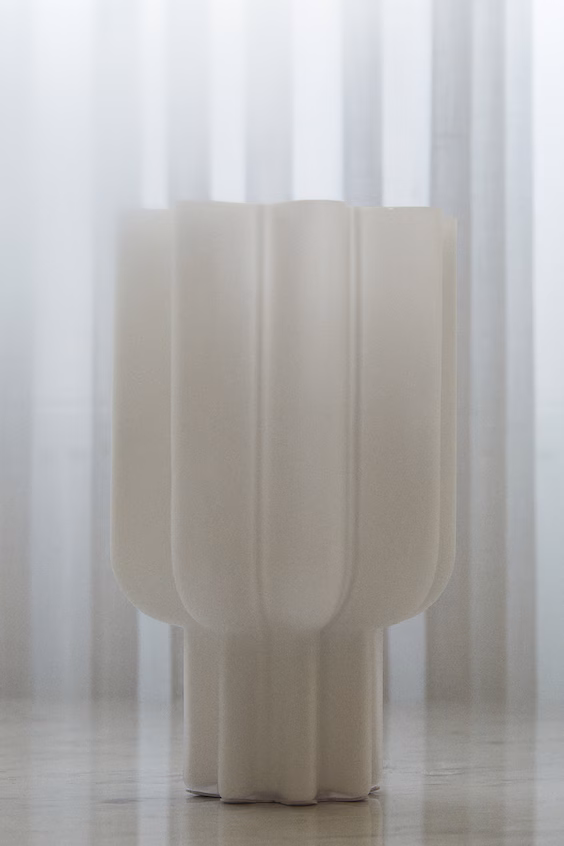 Настольная лампа из стекла