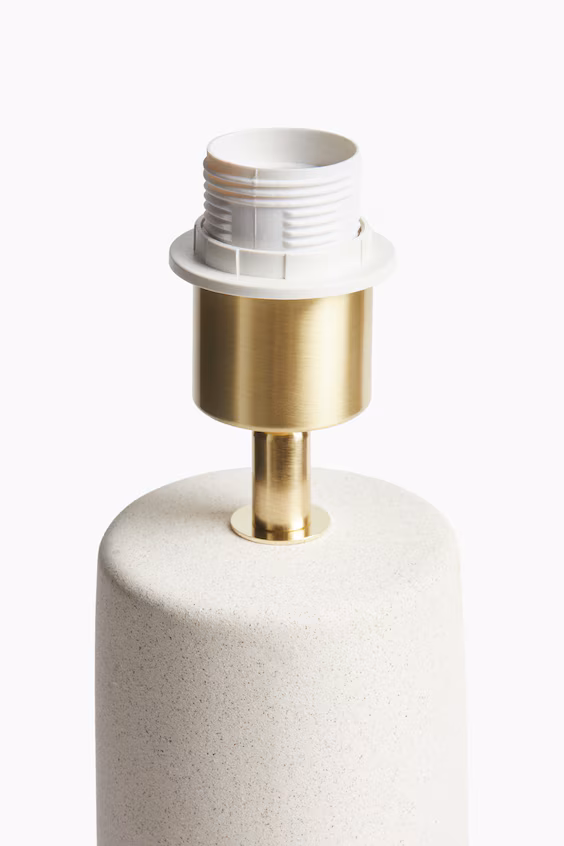 Цилиндрическая база настольного светильника