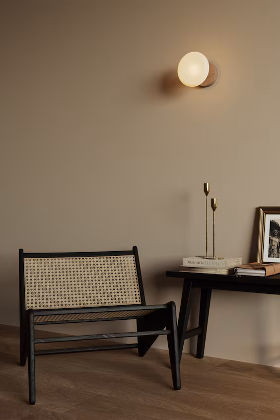 Бра/люстра из натуральной древесины