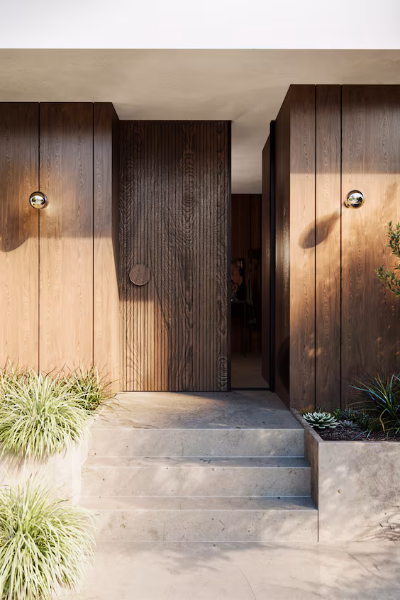 Набор 2 минималистических настенных светильников waterproof + металлические лампы