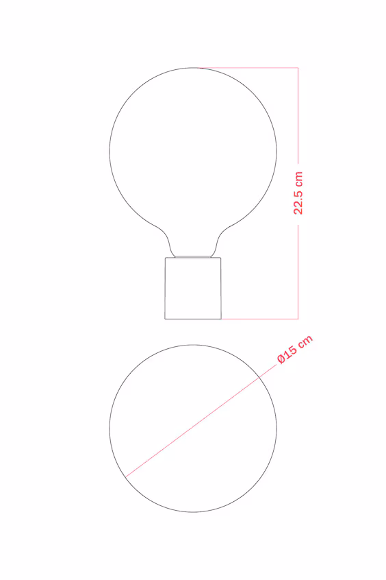Набор из 2 минималистических настенных светильников waterproof с лампами