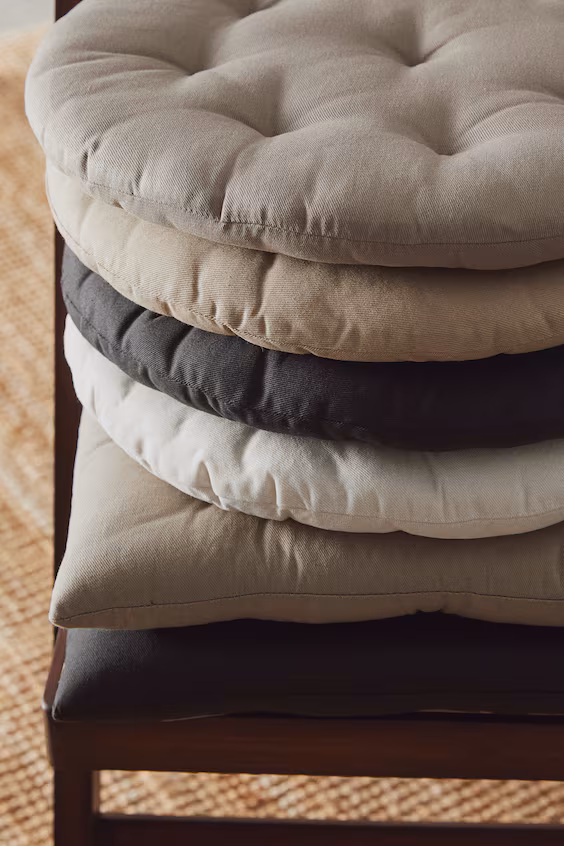 Набор из 2 подушек для кресла круглой формы