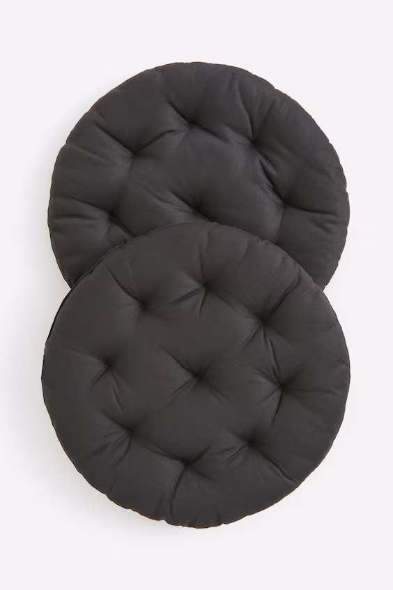 Набор из 2 круглых подушек для стульев