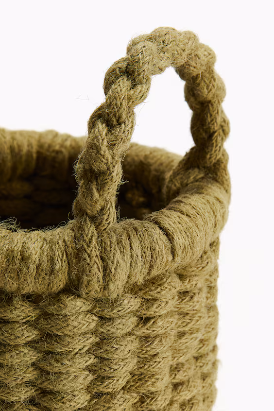 Корзина для хранения из джута